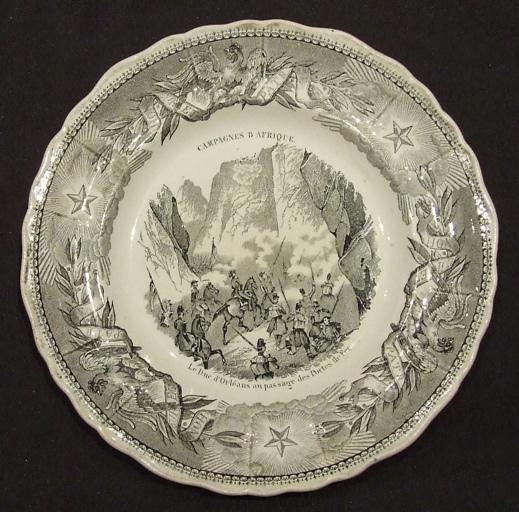 Le Duc d'Orléans au passage des Portes de Fer (titre inscrit)