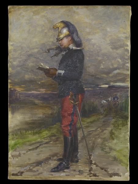 Auguste Gallé en dragon (titre factice)