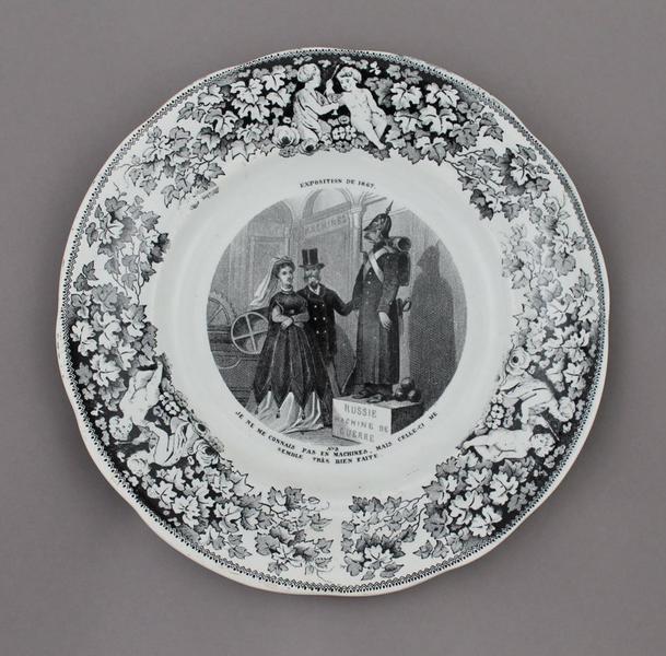 exposition de 1867 / Je ne me connaît pas en machines, mais celle-ci me semble très bien faite (titre inscrit)