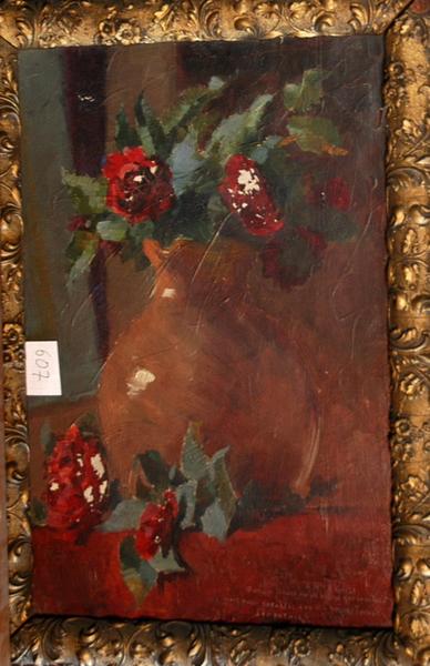 Vase de fleurs (titre inscrit)