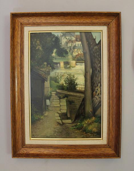 Le Lavoir, bras de l'Oise (titre inscrit)