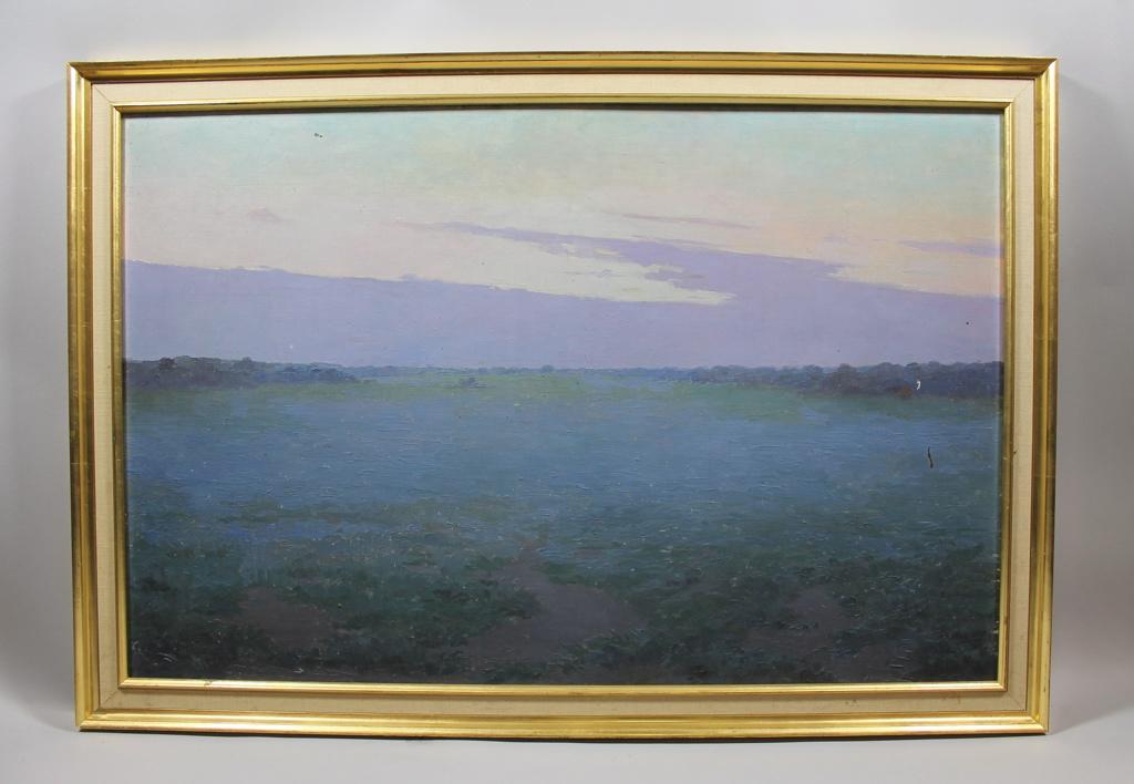 Prairie marécageuse (titre factice) ou Soir (titre supposé)