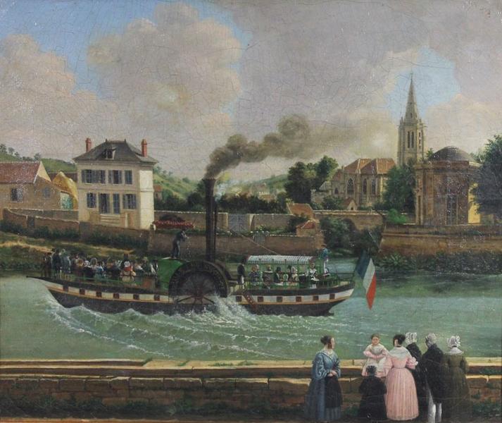 'Ville de Compiègne' passant à Creil (titre factice)