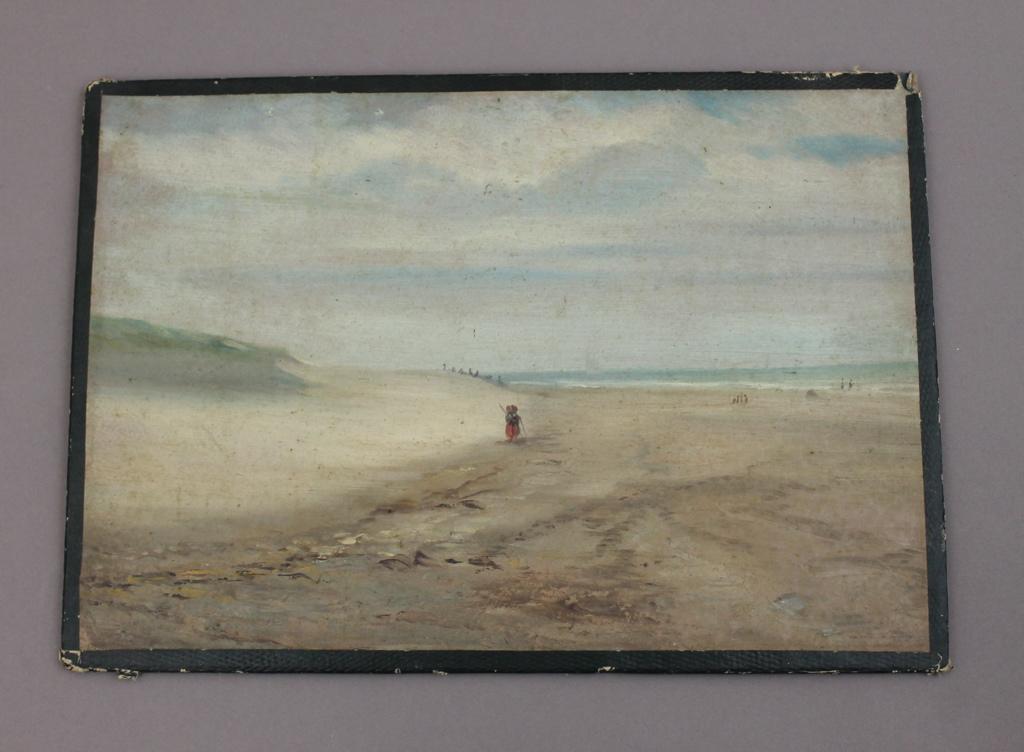 Etude de plage faite à Berck (titre inscrit)