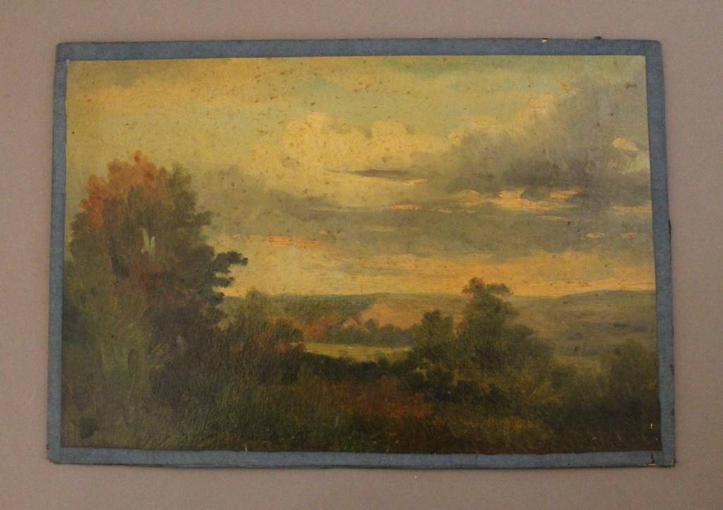 Etude de ciel. Forêt de Chantilly (titre inscrit)