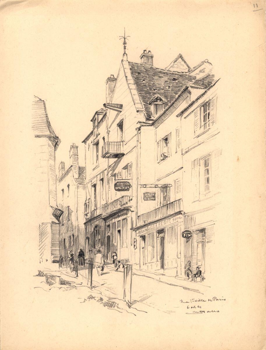 Rue Vieille-de-Paris à Senlis