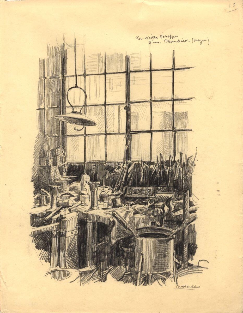 Échoppe du plombier Hazard à Senlis