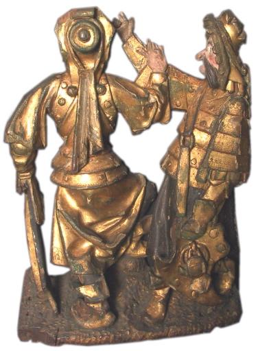 Retable d'Anvers, deux larrons de dos