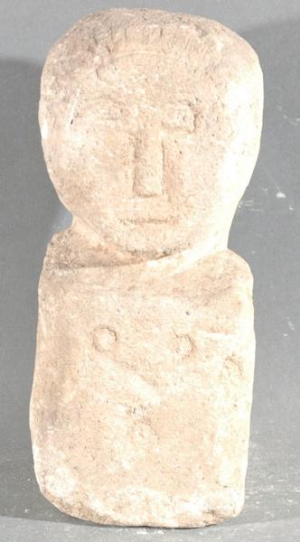 Ex-voto du temple de la forêt d'Halatte, buste de femme
