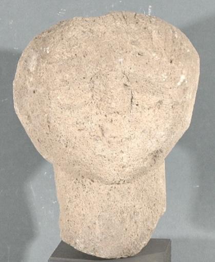 Ex-voto du temple de la forêt d'Halatte, tête d'homme