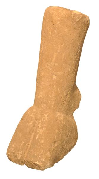 Ex-voto du temple de la forêt d'Halatte, patte avant d'un bovin