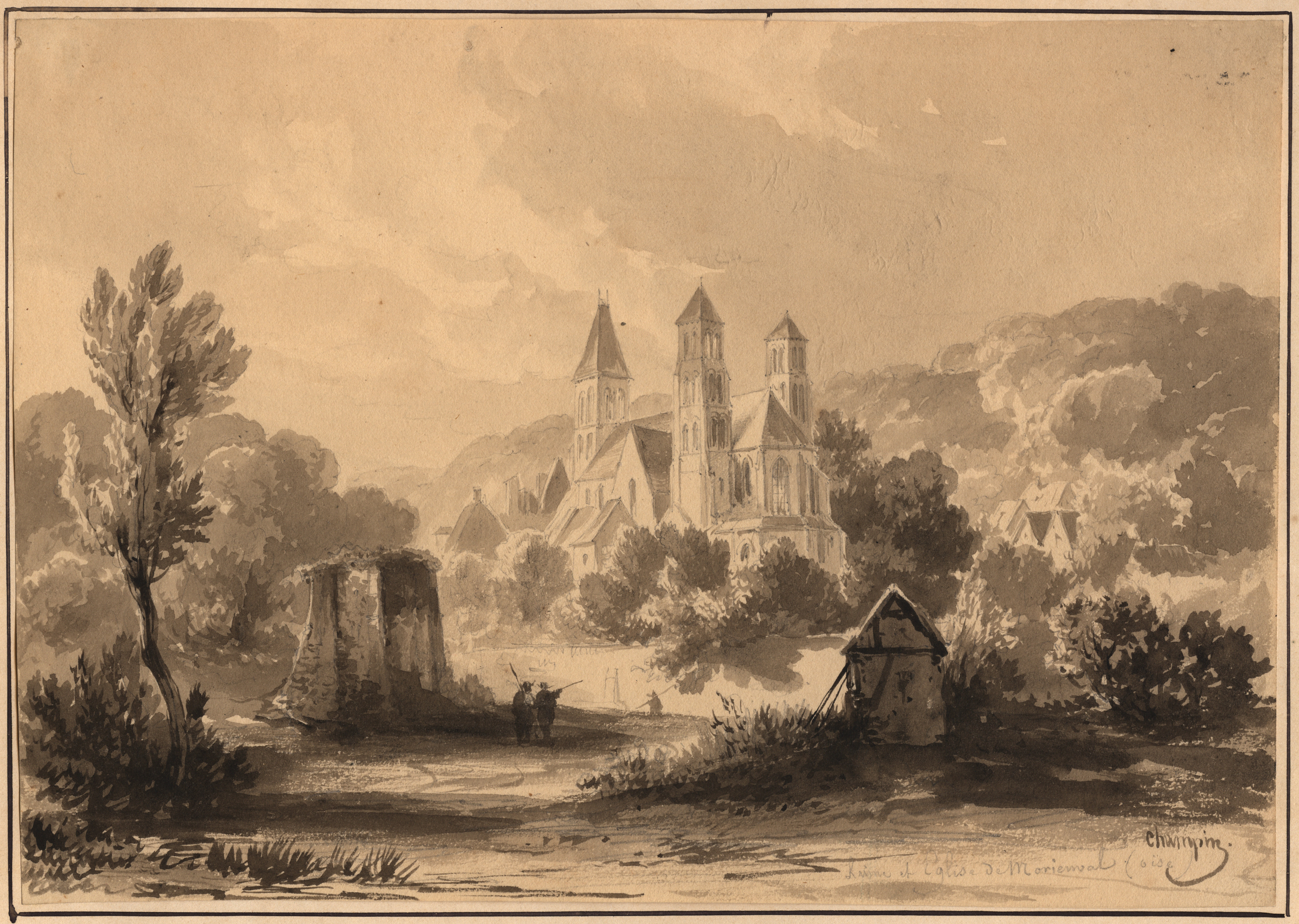 Lieu-Restauré près de Vez (Oise)