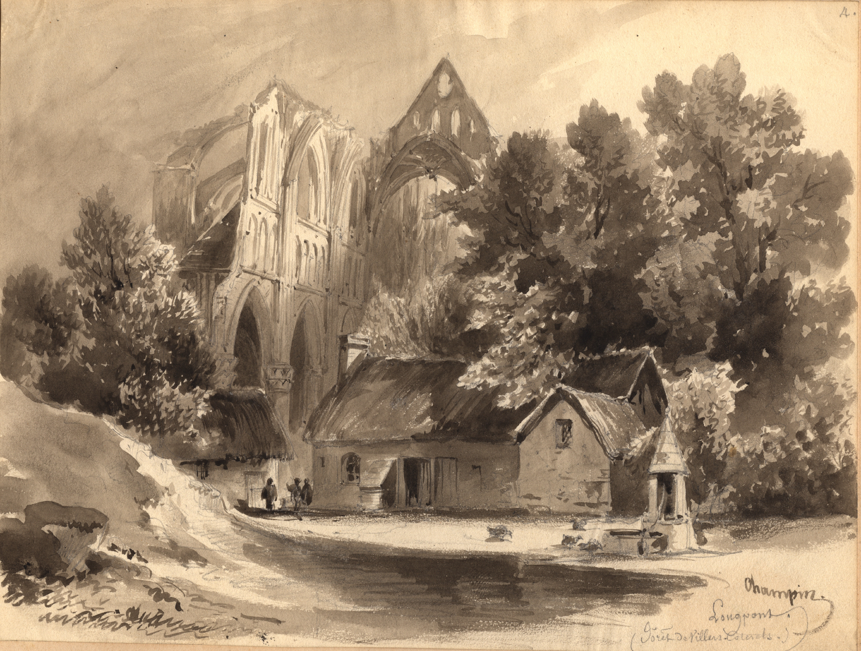 Longpont, forêt de Villers-Cotterêts (Oise)