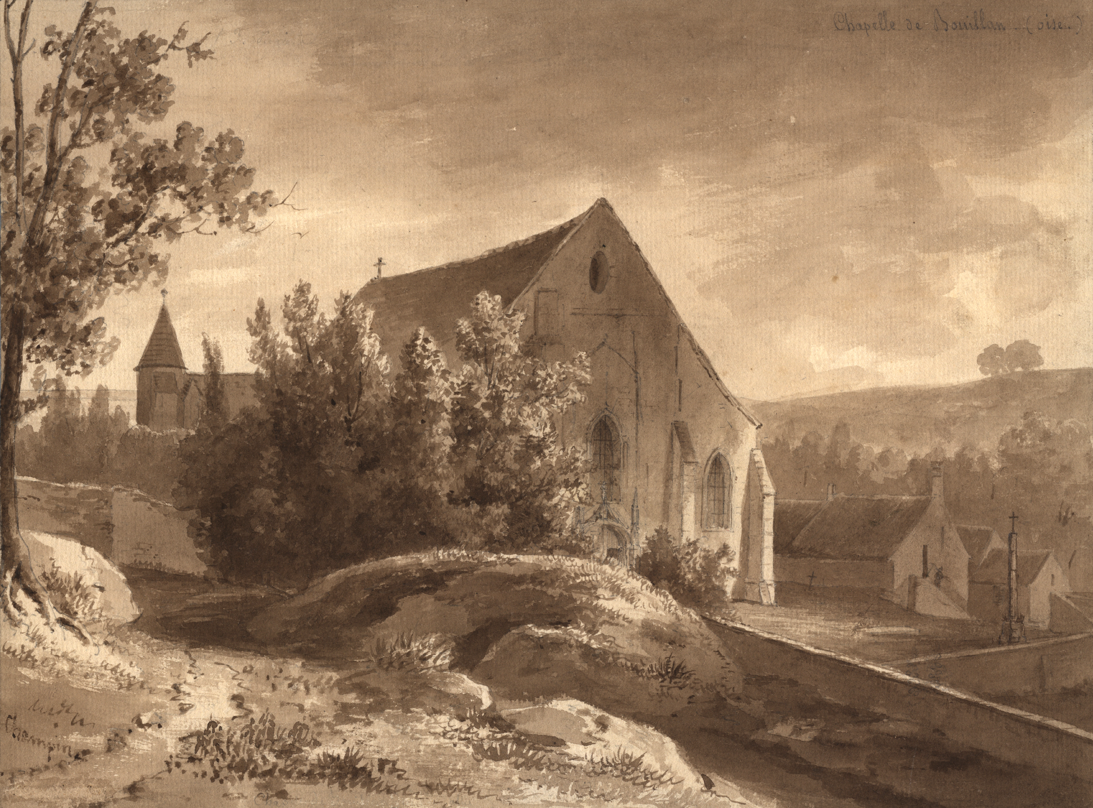 La chapelle de Bouillan (Oise)