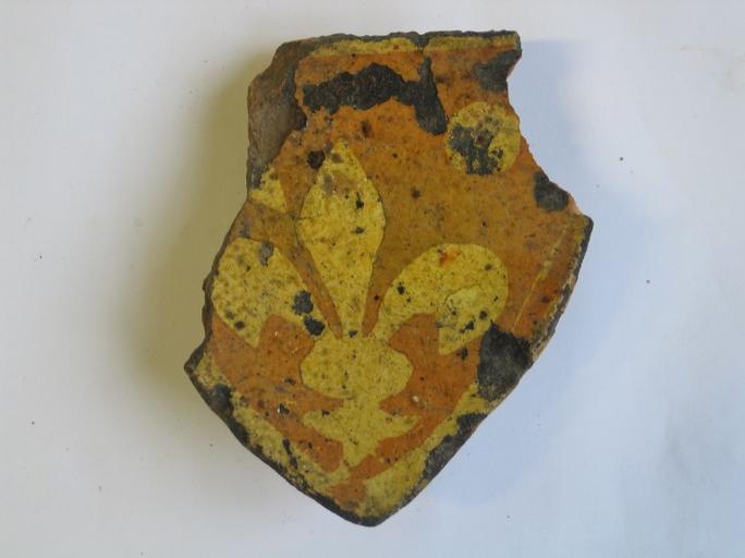 Fleur de lys dans un écu