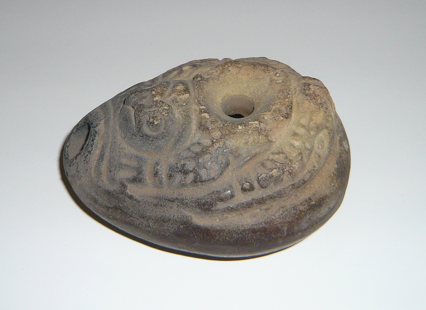 Lampe à huile du type 'à la grenouille'