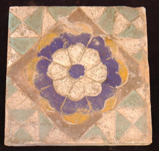 Motif floral, géométrique