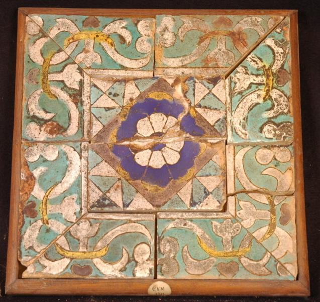 Motif floral, géométrique