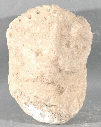 Ex-voto du temple de la forêt d'Halatte, tête d'homme