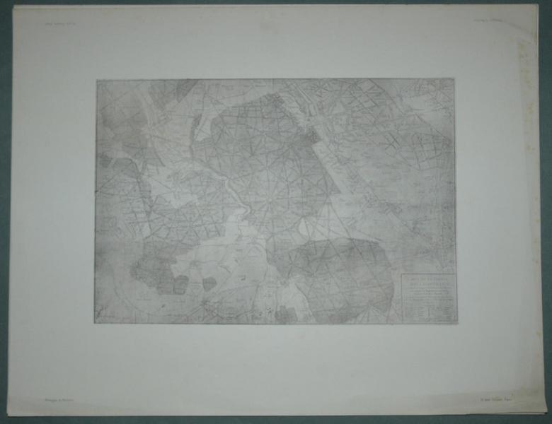 Carte de la forêt de Chantilly (titre inscrit)
