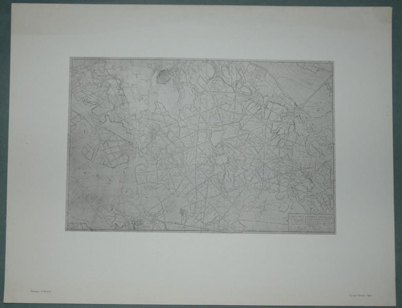 Carte de la forêt d'Halatte (titre inscrit)
