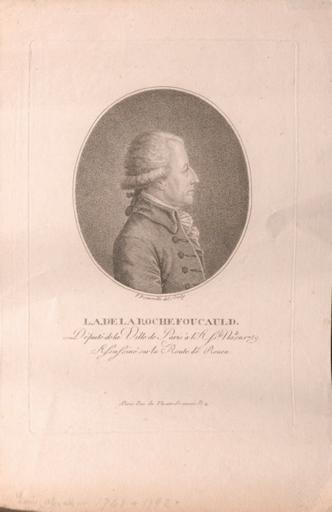 Portrait du duc de La Rochefoucauld (1743-1792) (titre factice)