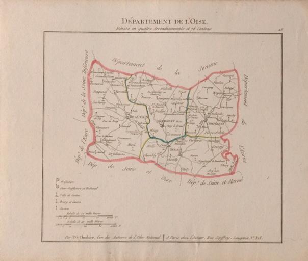 Carte de l'Oise (titre factice)