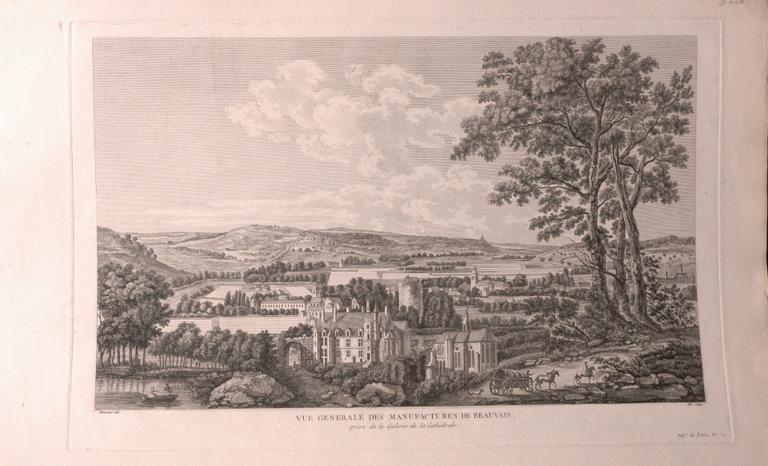 Vue générale des manufactures de Beauvais (Oise)