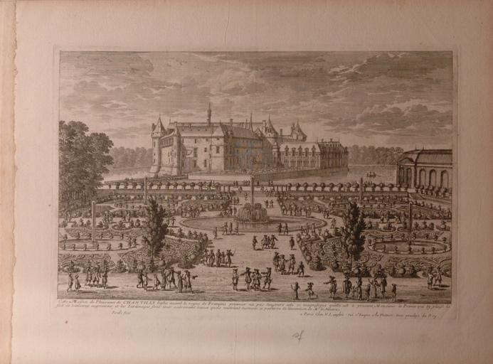 Le château de Chantilly (Oise) (titre factice)