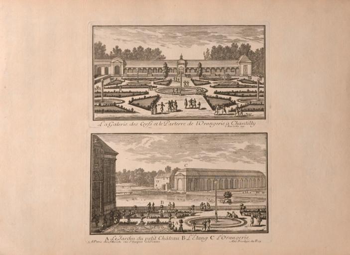 Vues du château de Chantilly (Oise) (titre factice)