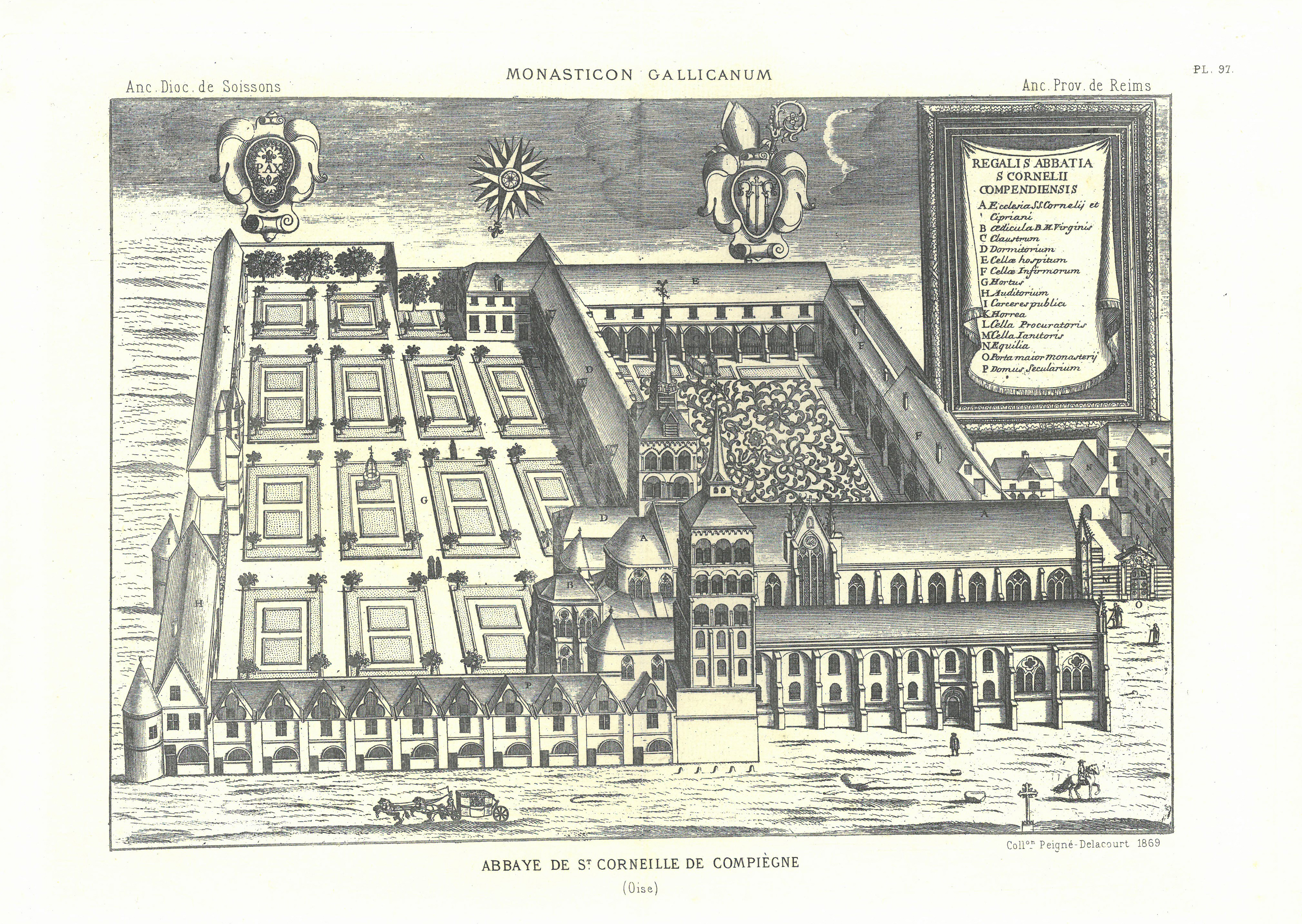 Abbaye Saint Corneille, Compiègne (Oise)