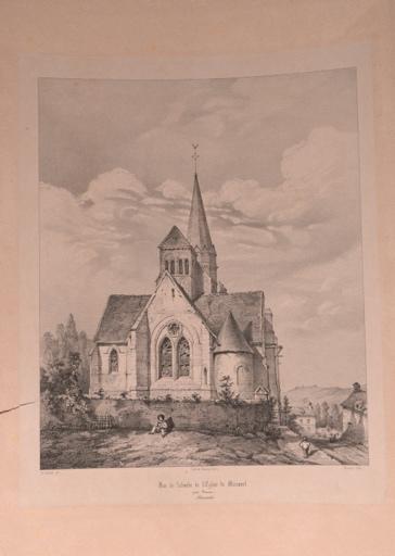 Abside de l'église de Marissel (Oise)