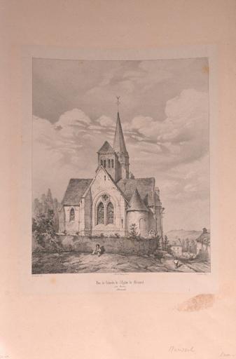 Abside de l'église de Marissel (Oise)