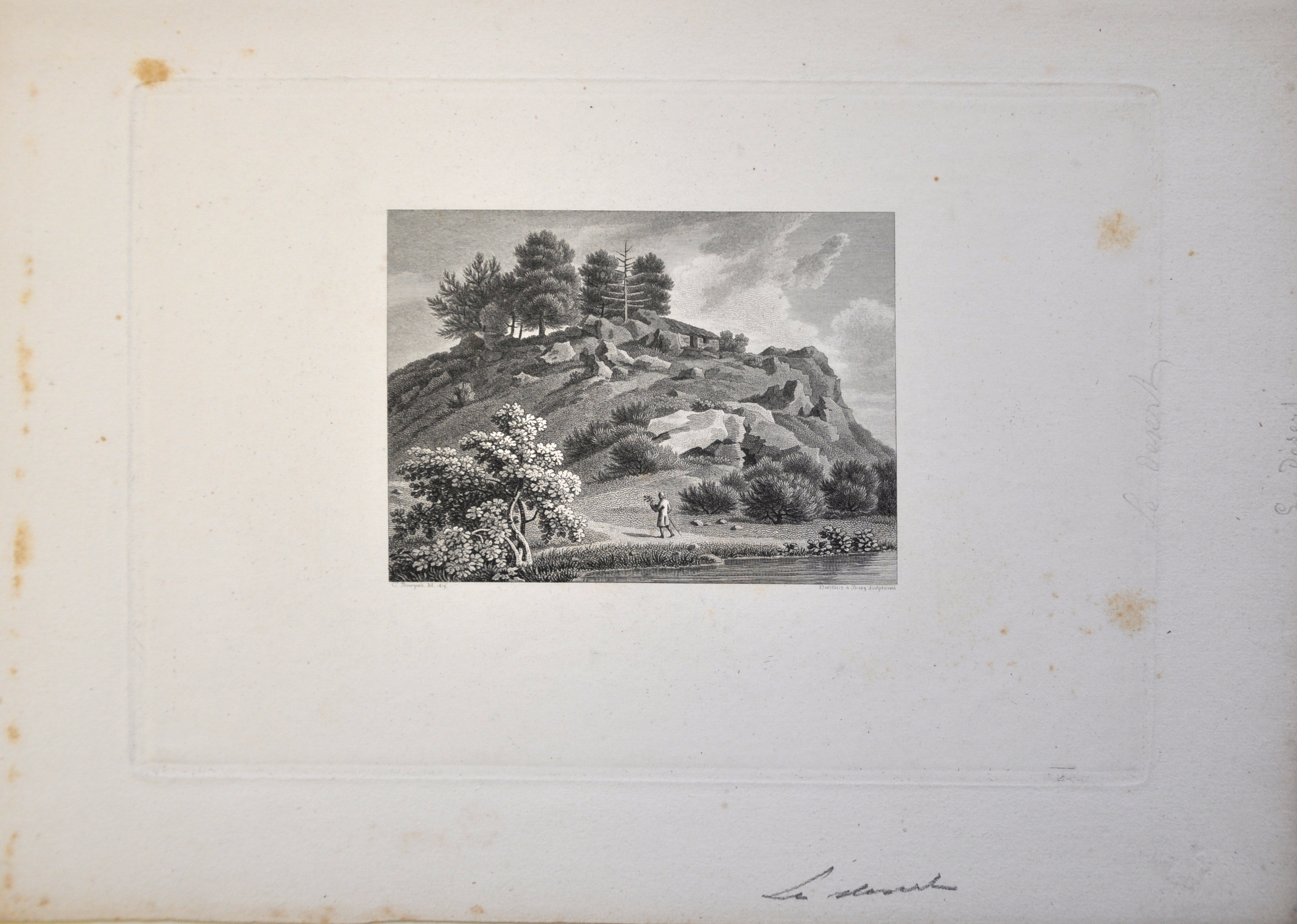 La cabane de Jean-Jacques Rousseau, Ermenonville (Oise) (titre factice)