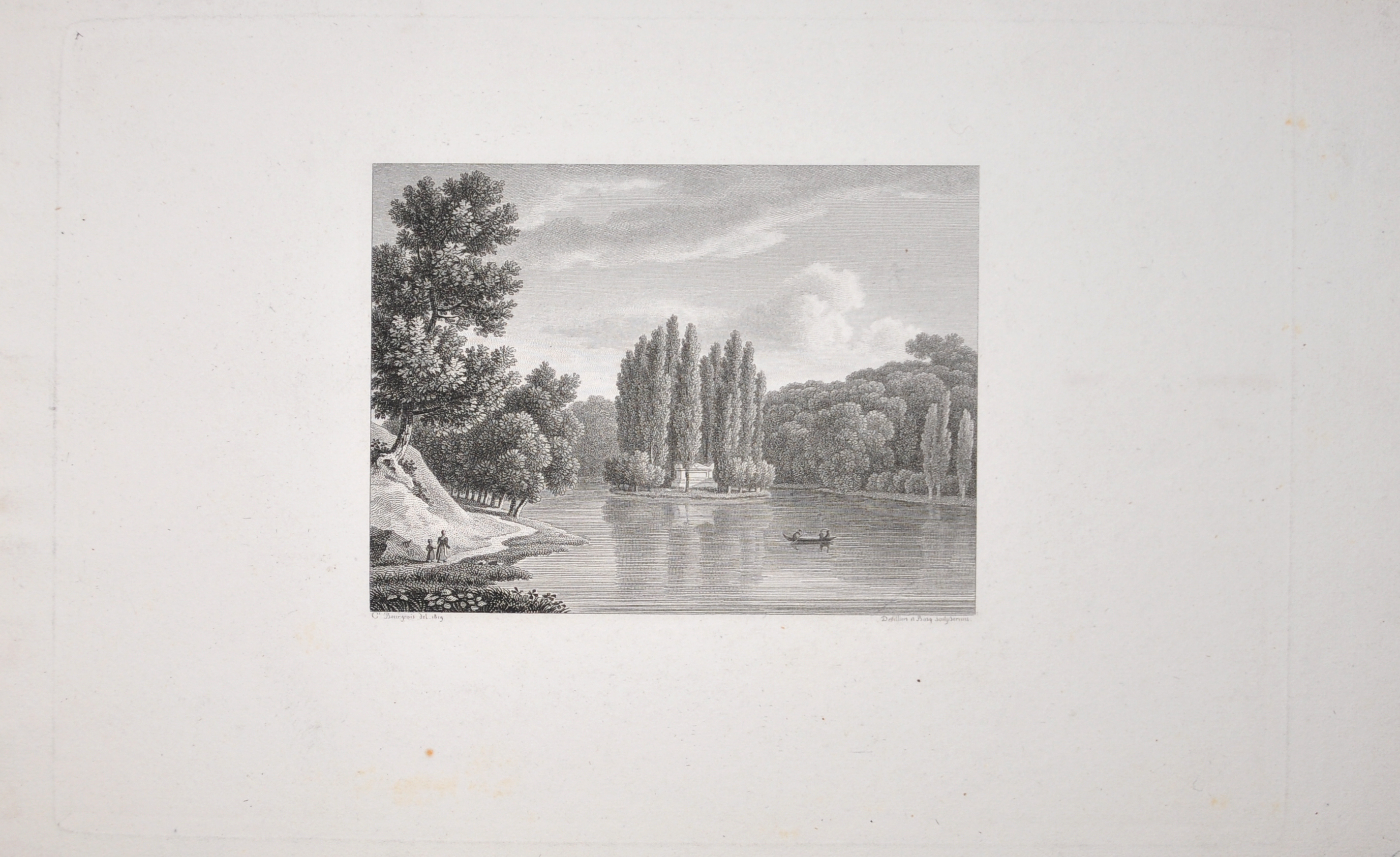 L'Ile des Peupliers, Ermonville (Oise) (titre factice)