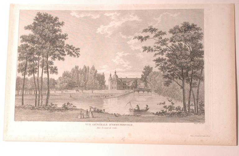 Vue générale d'Ermenonville (Oise)