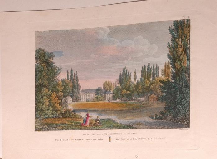 Vue du château d'Ermenonville (Oise)