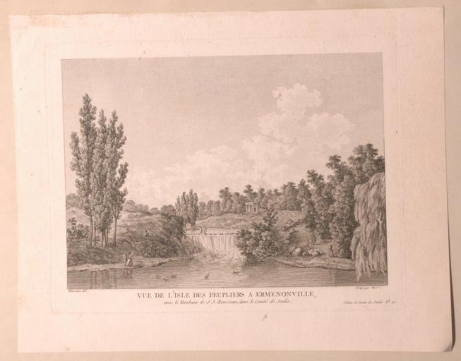 Ile des Peupliers, Ermenonville (Oise)