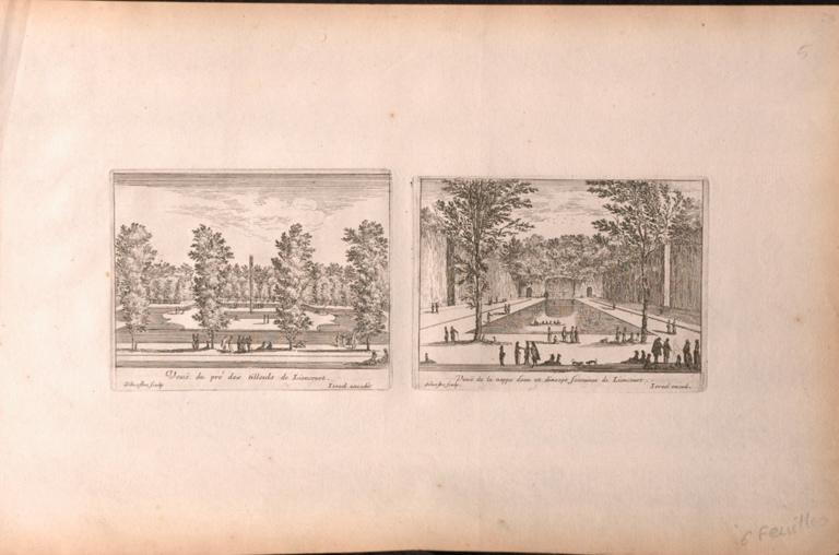 Diverses vues de Liancourt : le pré des tilleuls et des fontaines (titre factice)