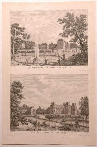 Les jardins de Nointel et le château de Liancourt (Oise) (titre factice)