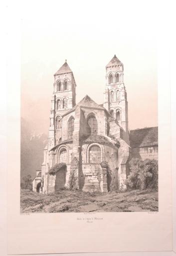 Abside de l'église de Morienval (Oise)