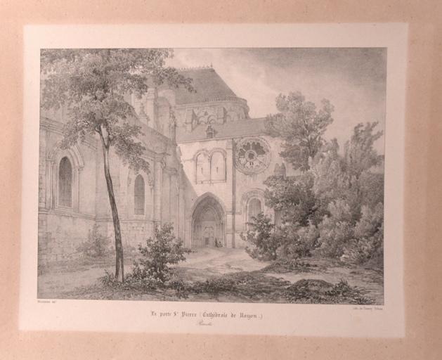 La porte Saint Pierre de la cathédrale de Noyon (Oise)