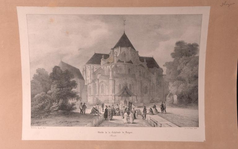 Abside de la cathédrale de Noyon (Oise)
