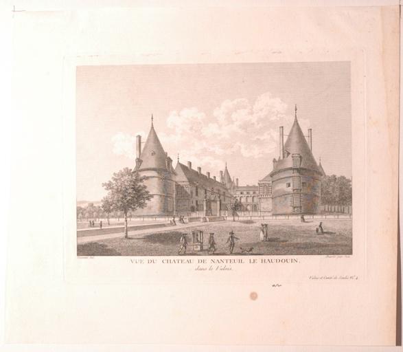 Vue du château de Nanteuil le Haudouin