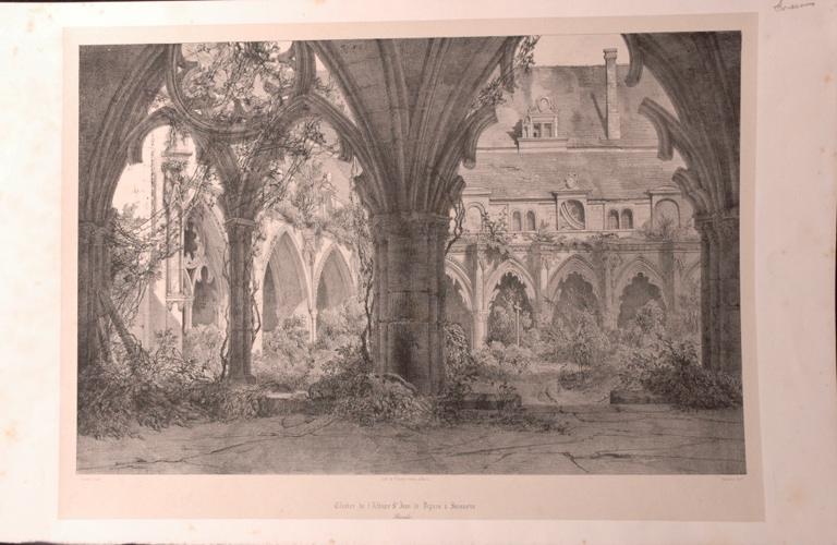 Cloître de l'abbaye Saint Jean des Vignes, Soissons (Aisne)