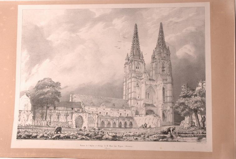 Ruines de l'abbaye Saint Jean des Vignes, Soissons (Aisne)