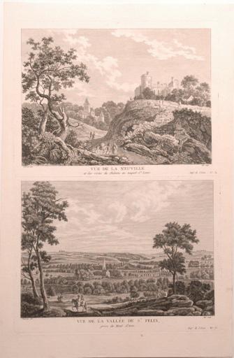 Vues de la Neuville et de la vallée de Saint Félix (titre factice)