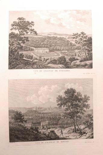 Vues des châteaux de FitzJames et de Mouchy