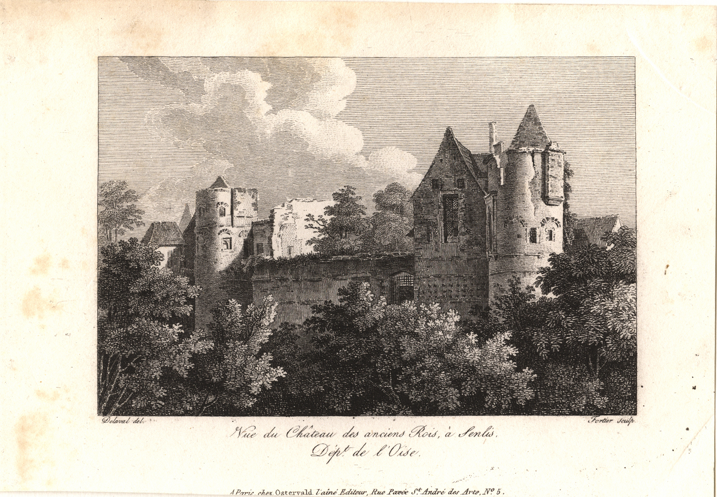 Le Château royal, Senlis (Oise) (titre factice)