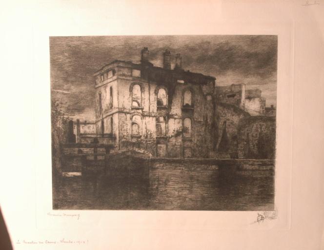 Le Moulin des Carmes, Senlis (Oise) (titre factice)
